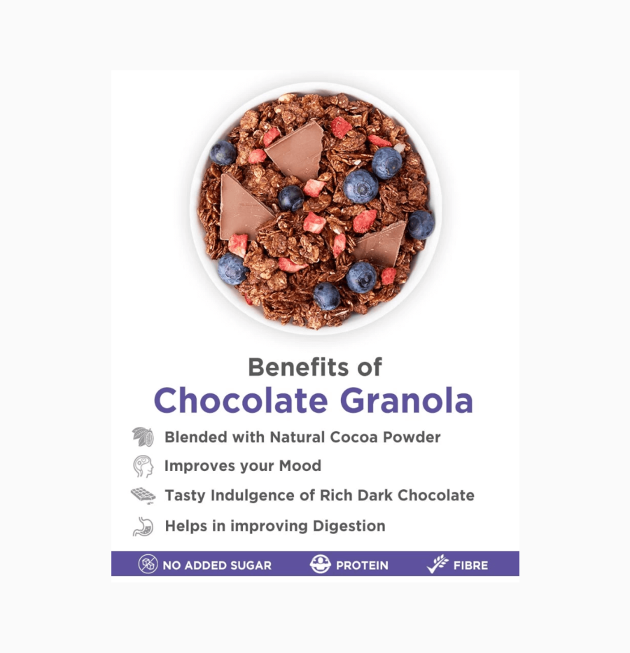chocolate granola benefits